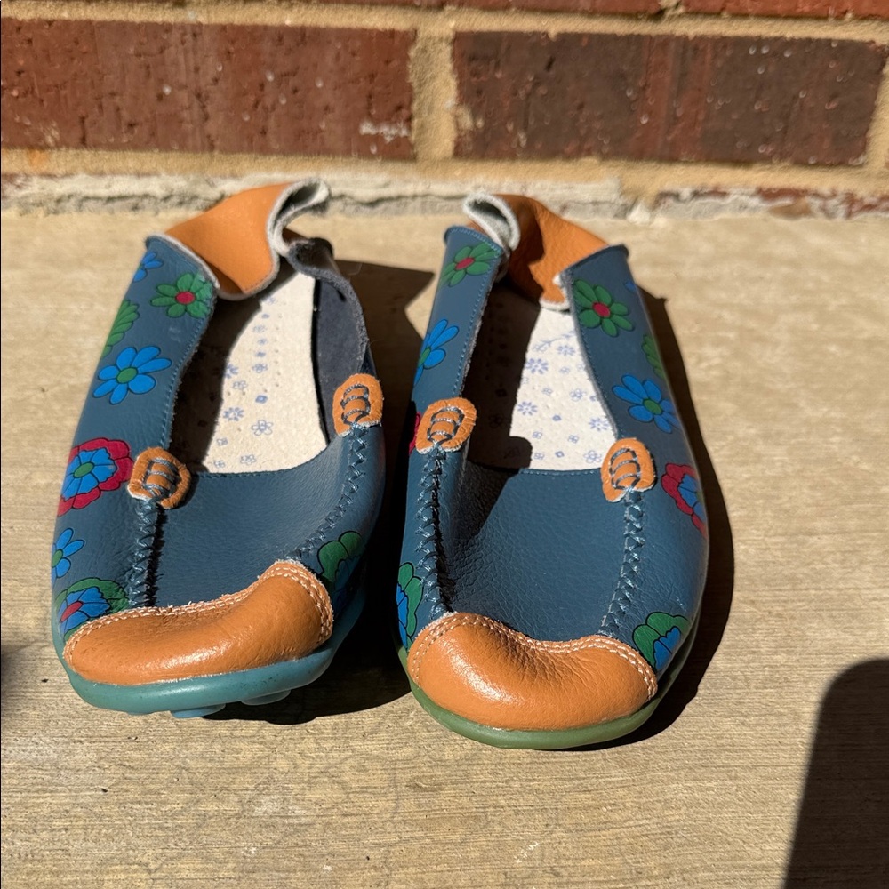 Colorful Shoes with Floral Design